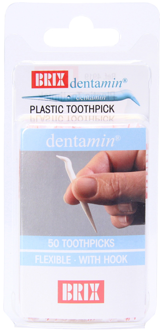 BRIX Dentamin 歯楊枝 シングルパック (50本入り)
